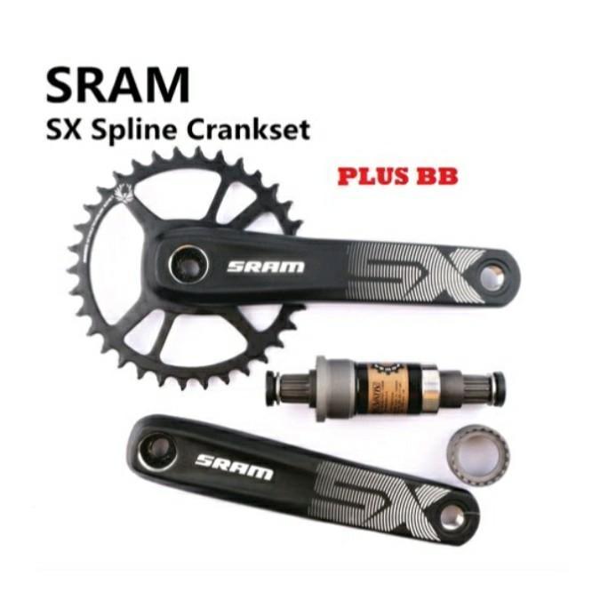 GROUPSET SRAM SX EAGLE 12 SPEED 11-50T DENGAN CRANK 52T