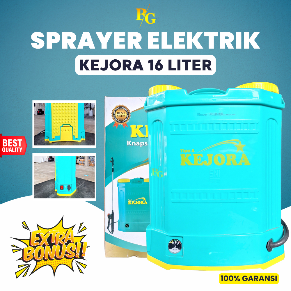 TANGKI SEMPROT PENGAIRAN ELEKTRIK 16L SNI / SPRAYER KEJORA ELEKTRIK 16L