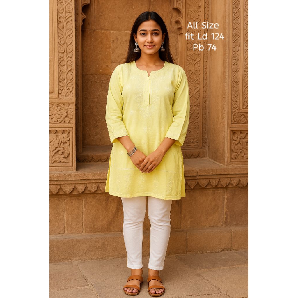 KURTA KURTI SET WANITA INDIA + LEGGING