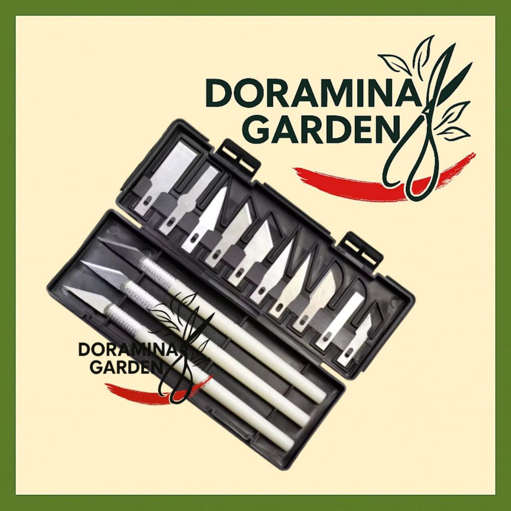 DORAMINA GARDEN - pisau sayat bonsai kelapa