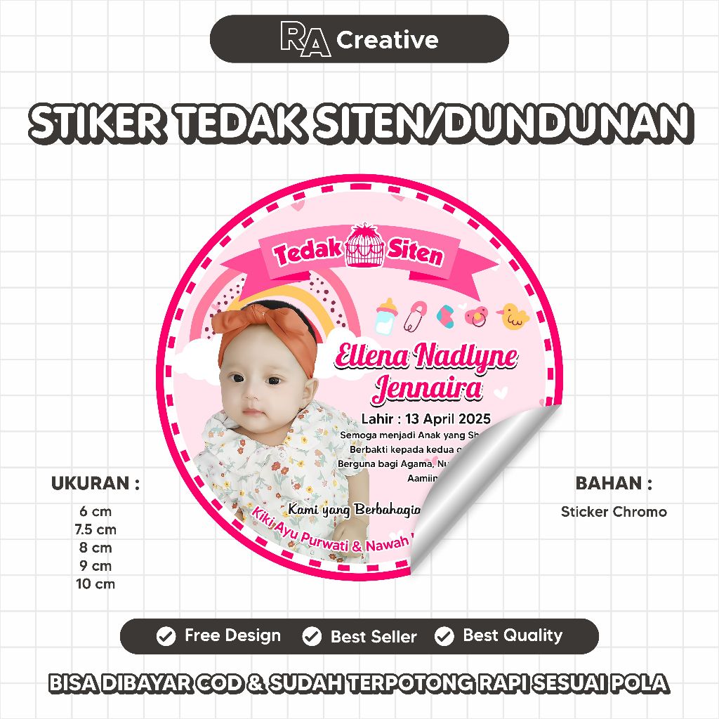 Stiker Dundunan / Stiker Tedak Siten