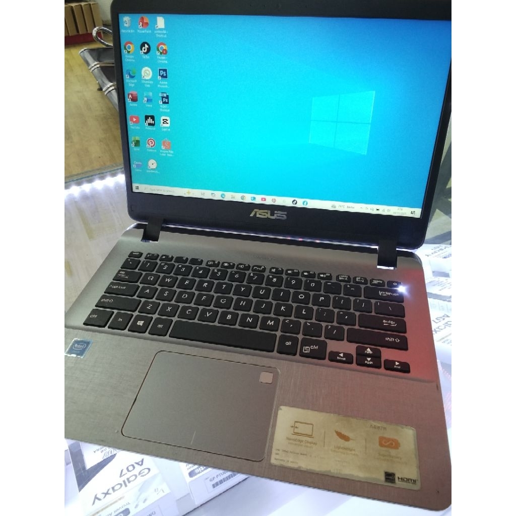 Laptop second Asus A407M ( Sudah upgrade Ram & SSD)