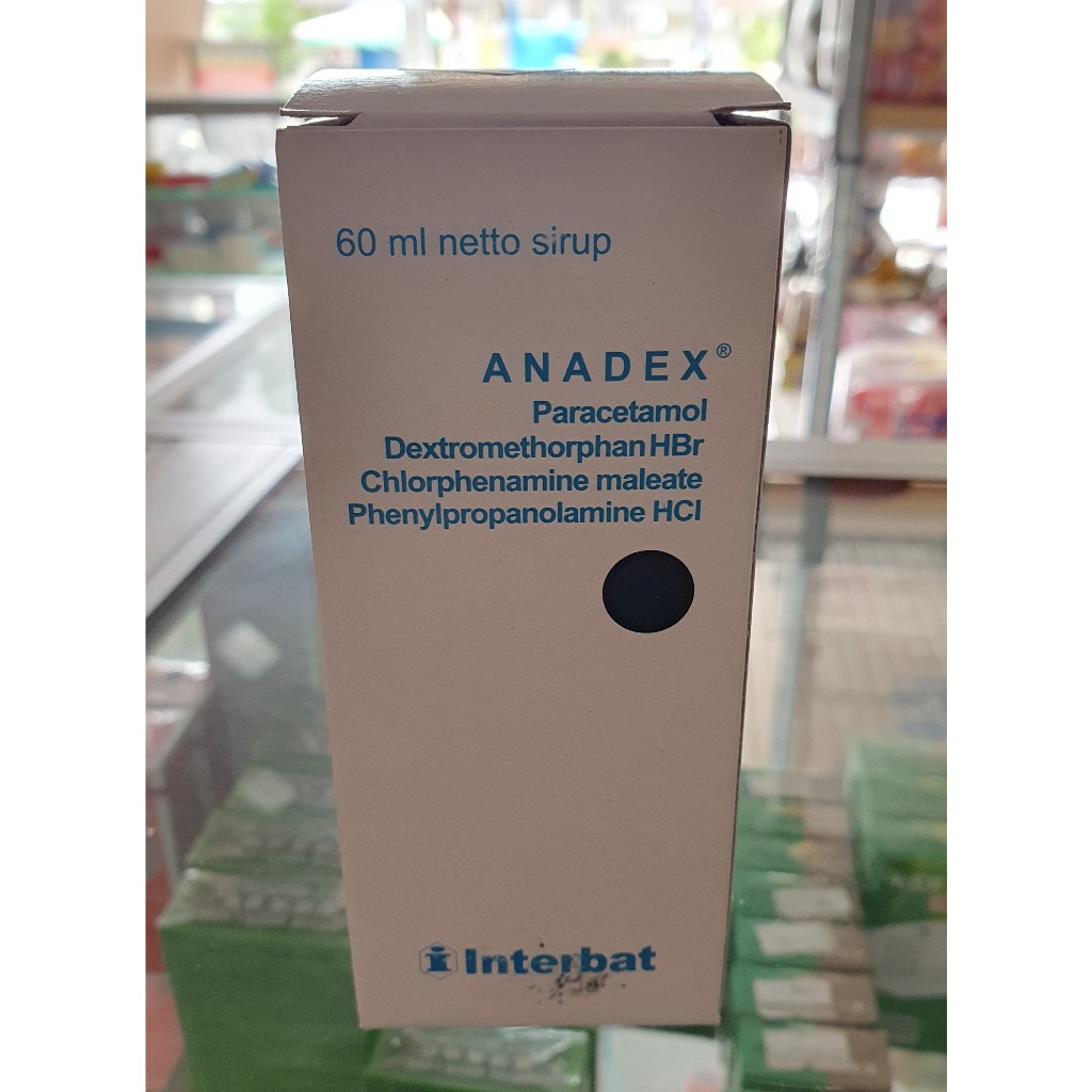 Anadex Sirup 60 ml - Obat Flu Batuk Pilek Demam