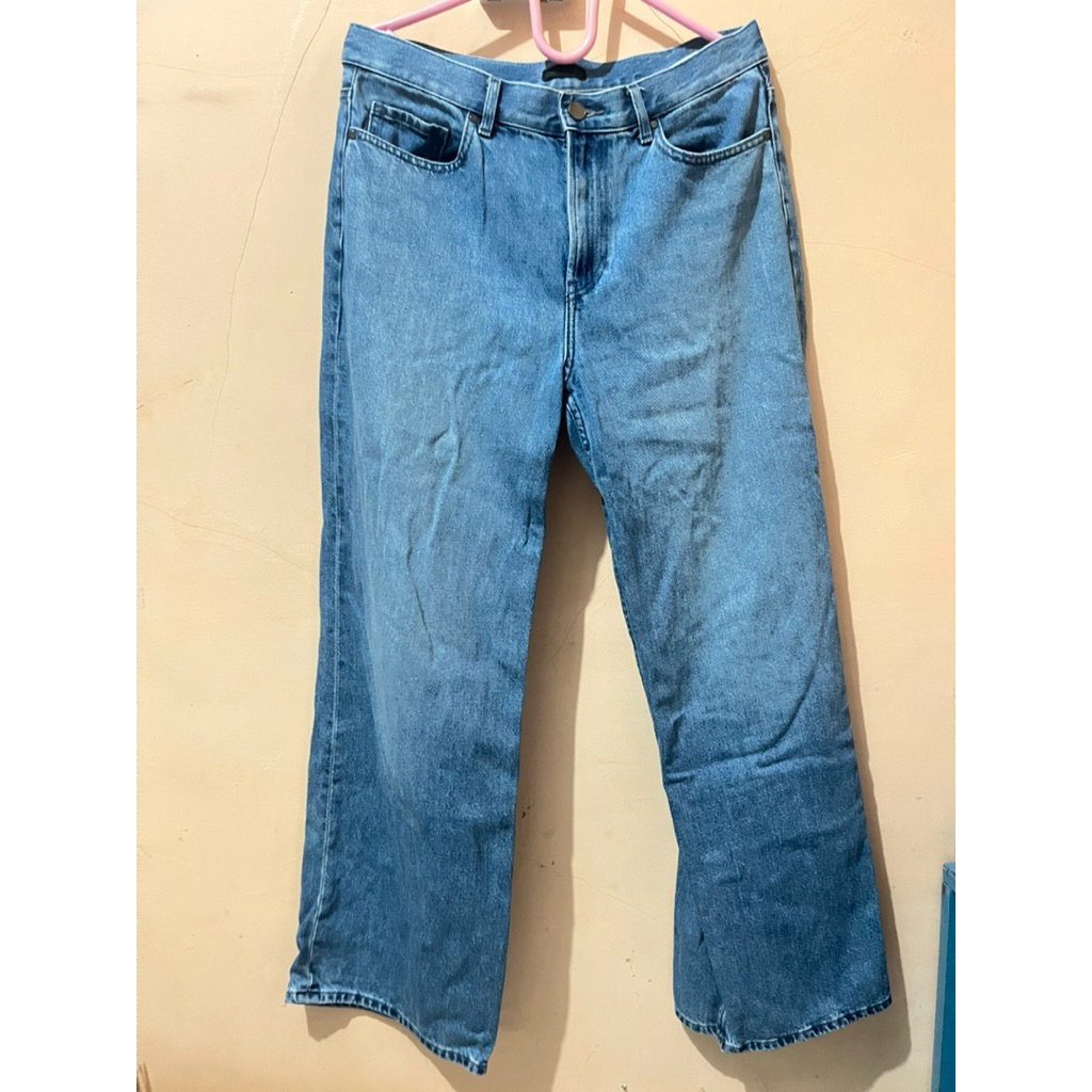 PRELOVED UNIQLO JEANS - BAGGY JEANS - CELANA JEANS #PRELOVEDUNIQLO #UNIQLO #UNIQLOJEANS