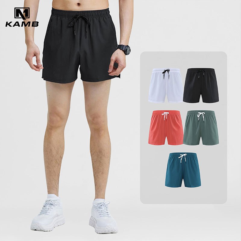 KAMB celana pendek olahraga pria gym premium highwaist jumbo dry fit