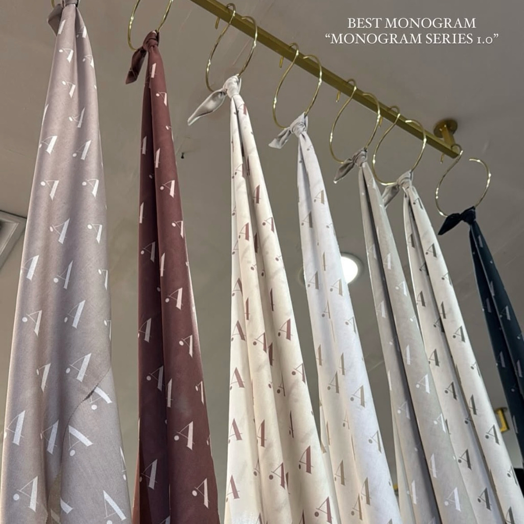 HIJAB ARASCARF MONOGRAM SERIES VOL. 1 BUKAN REJECT