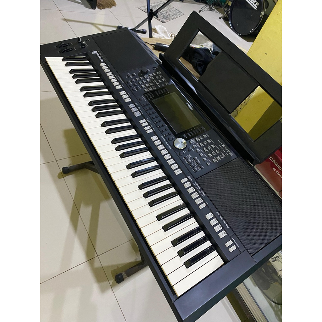 Keyboard Yamaha PSR S975 Second No minus Free Packing kayu