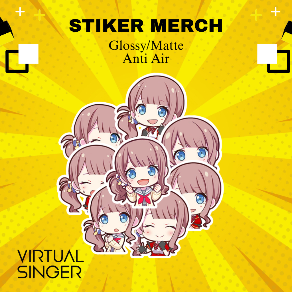 STIKER MOCHIZUKI HONAMI PROJECT SEKAI | STICKER MERCH HONAMI PROSEKA VINYL GLOSSY ANTI AIR