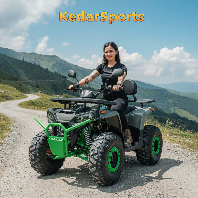 ATV 125CC Matic KEDAR ATV-4 | Motor ATV Dewasa Offroad | Kecepatan Tinggi 90Km/h Mesin Powerful Rem 