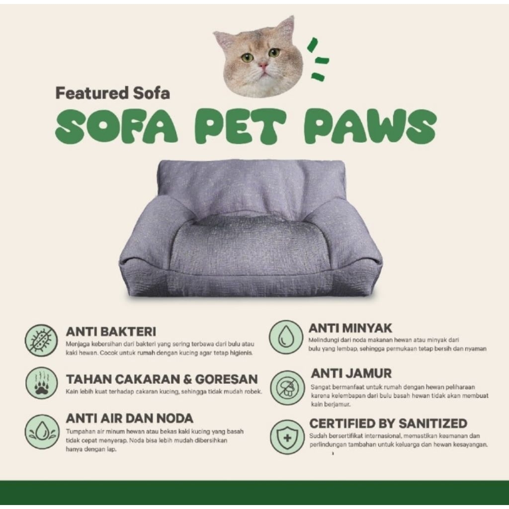 NEW Sofa Pet Paws by inthebox