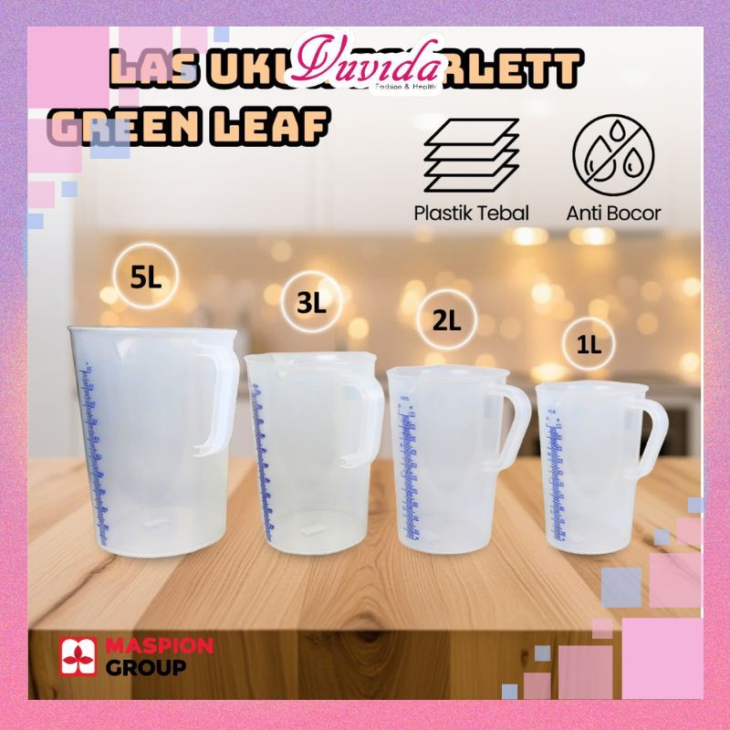 Gelas Takar 1 2 3 5 Liter Plastik | Gelas Ukur Jumbo | Gelas ukur | Gelas takar - LIVE VV