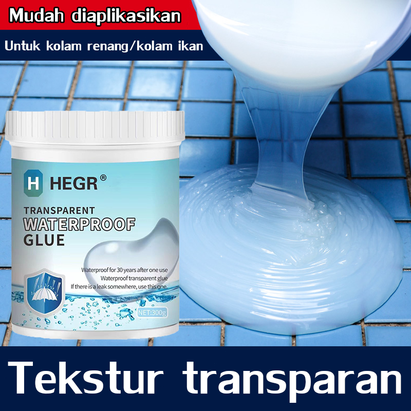 Lem Tembok & Kolam Ikan Anti Bocor | Transparan, Kuat, Viral di Shopee 2025