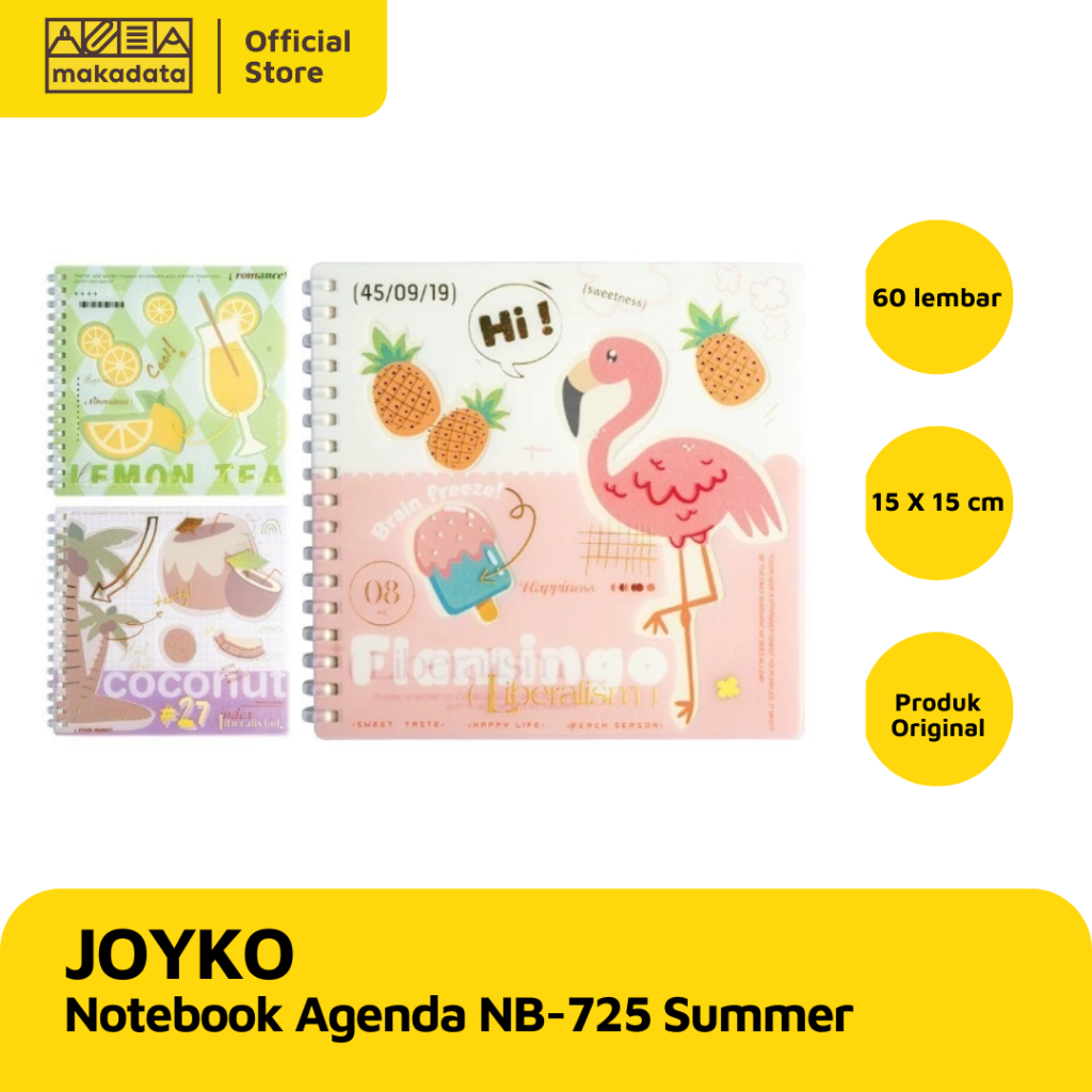 NOTEBOOK / AGENDA BOOK JOYKO NB-725 SUMMER MURAH