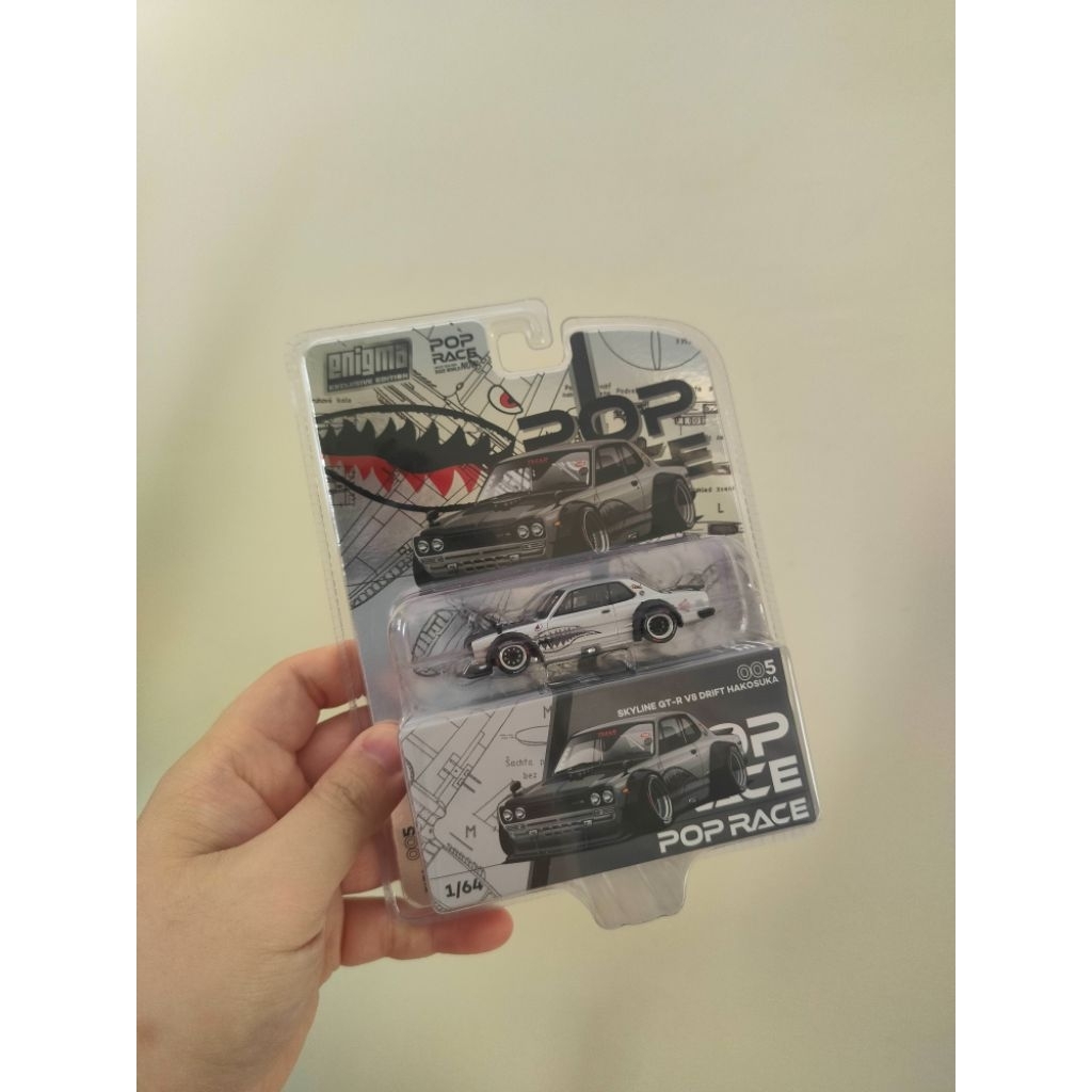 Pop Race Skyline GT-R V8 Drift Hakosuka Blister Mini Scale PopRace