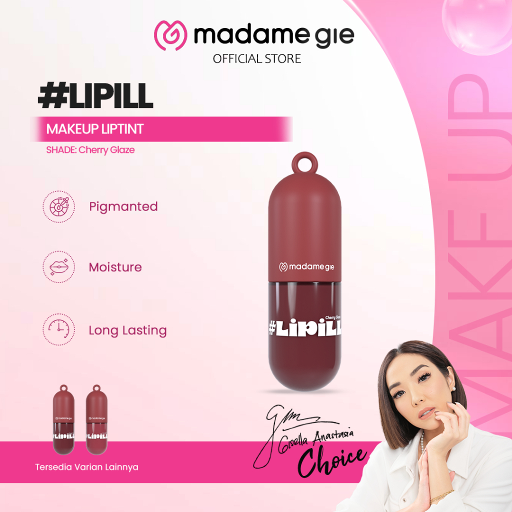 MADAME GIE Madame LiPill - Lip Tint Serum Plumper Make Up | GLAM GIRL OFFICIAL