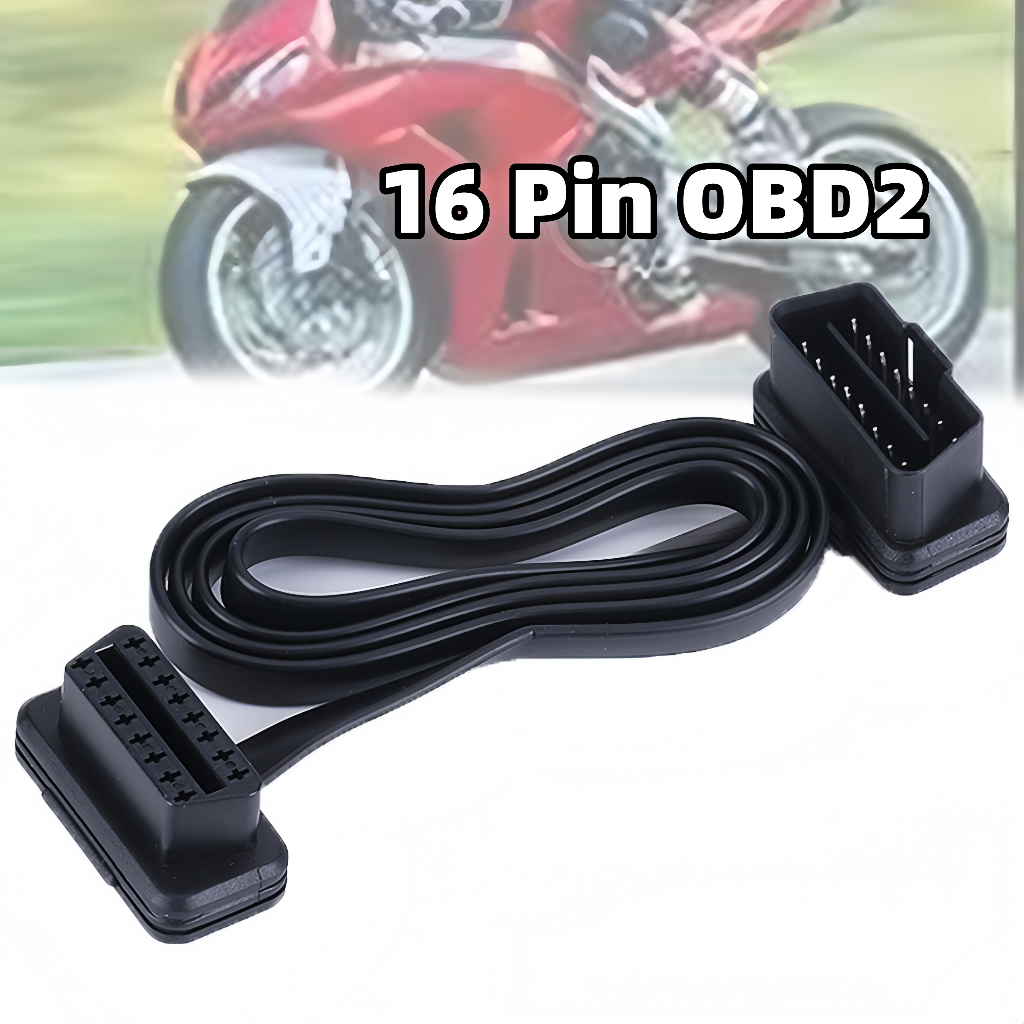 16 pin OBD2 OBDII Extension Cable Diagnostic Scanner Cable