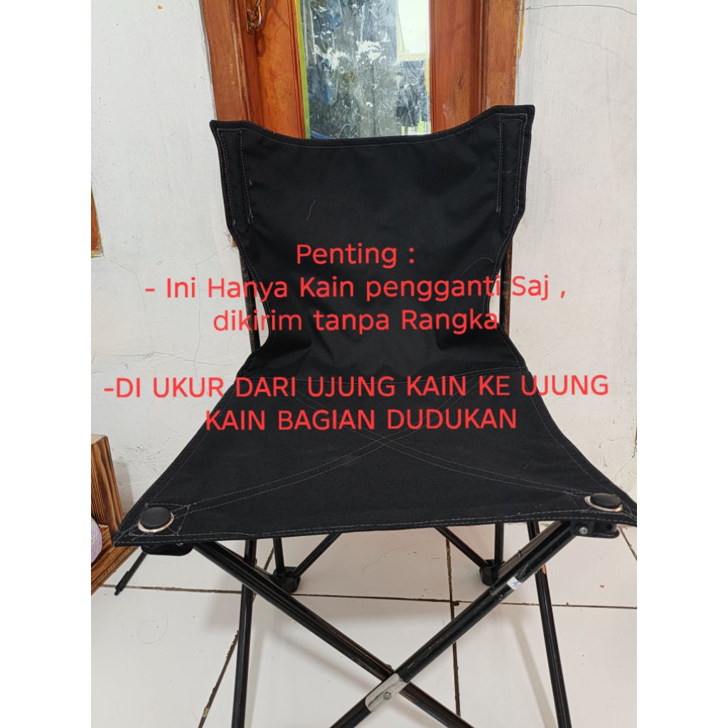 Kain Pengganti Kursi Lipat Outdoor , Kain Pengganti Kursi Lipat Camping  , Kain Pengganti Kursi Lipa