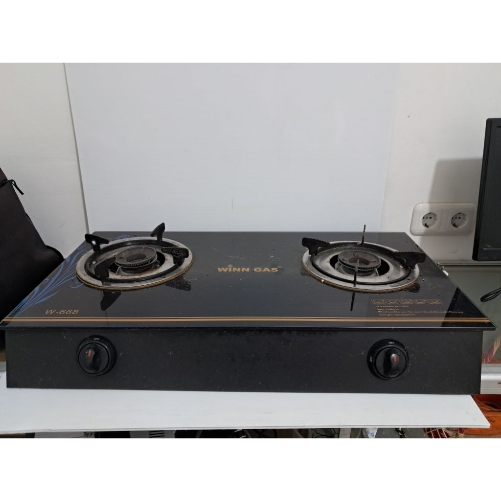 Kompor winn gas 2 tungku bekas