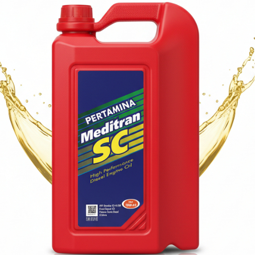 Oli Mesin Meditran SC Oli Diesel 5L Pelumasan Maksimal