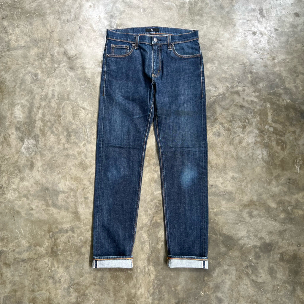 uniqlo x jil sander slim fit selvedge jeans