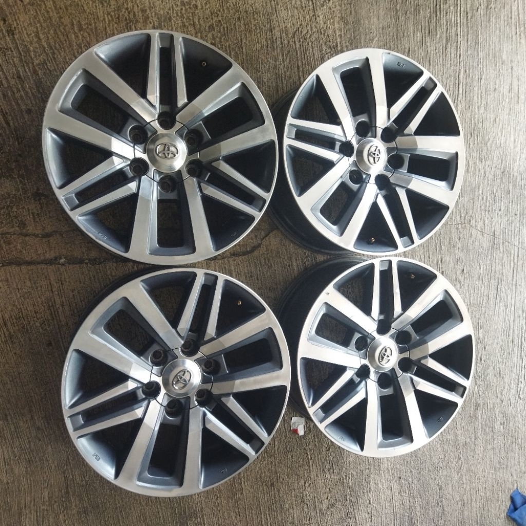 Velg fortuner vrz r18 original pcd 6x139