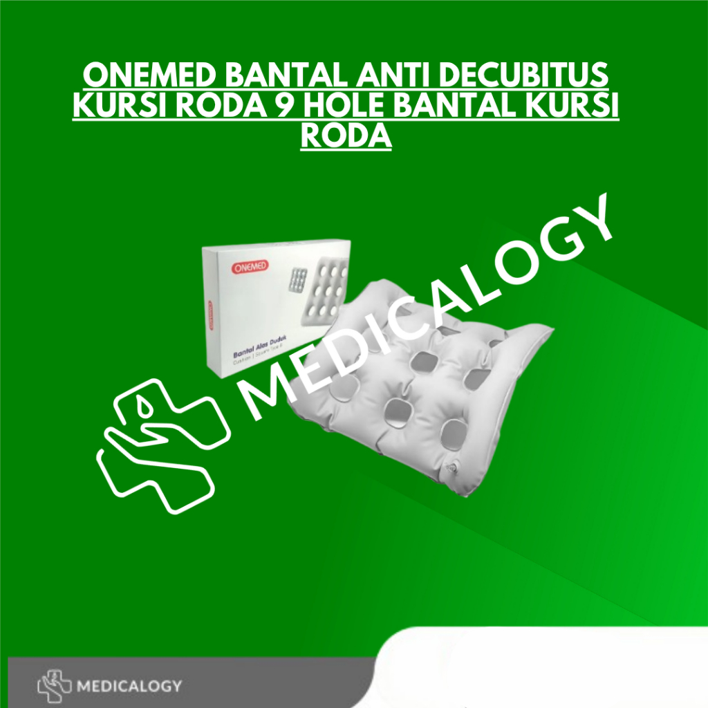 Onemed Bantal Anti Decubitus Kursi Roda 9 Hole Bantal Kursi Roda