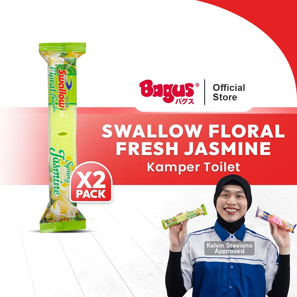 Swallow Kamper Floral Fresh Spring Jasmine - Dengan Wangi Bunga Jasmine, Mencegah Ngegat & Penjamura