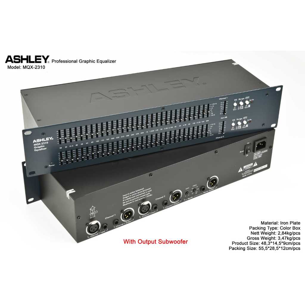 Equalizer Ashley MQX2310 / Equalizer Ashley MQX 2310