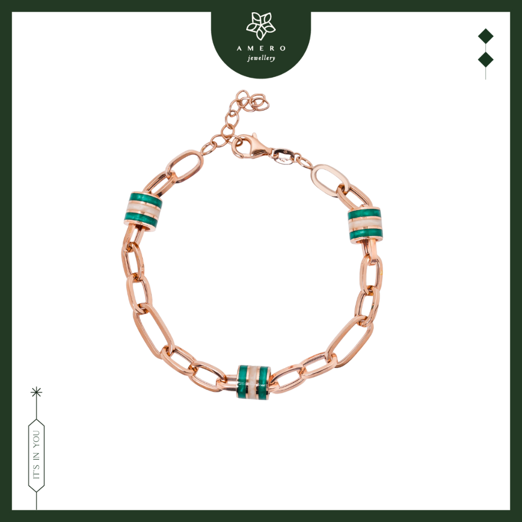 Gelang Emas Rose Gold 17K Valora VB-66 Amero Jewellery
