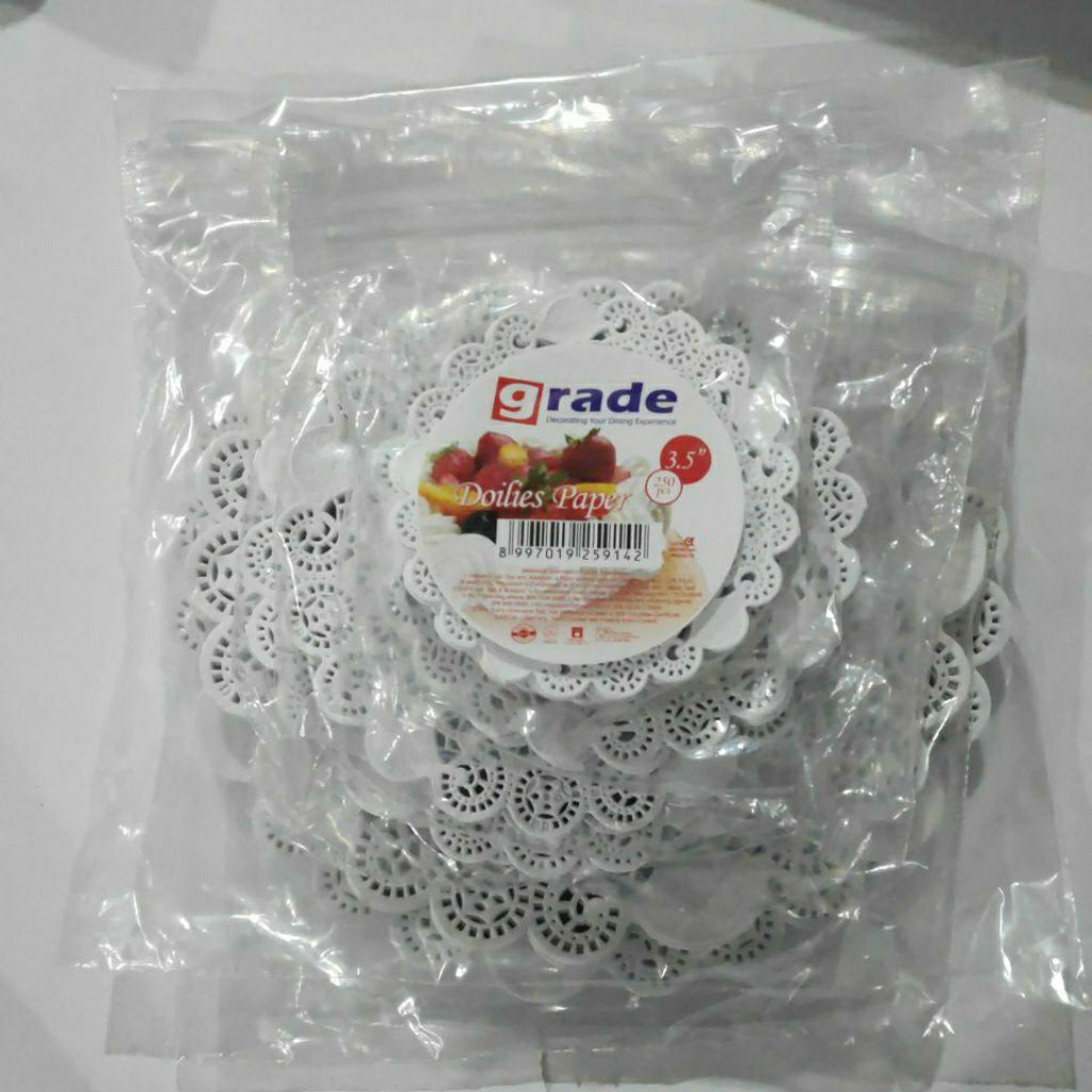 Grade Doilies Paper dengan Berbagai Ukuran
