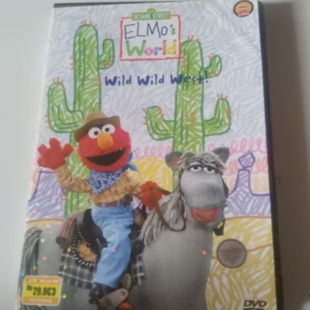 DVD Original Animasi Sesame Street Elmo's World - Wild Wild West Teks Indonesia
