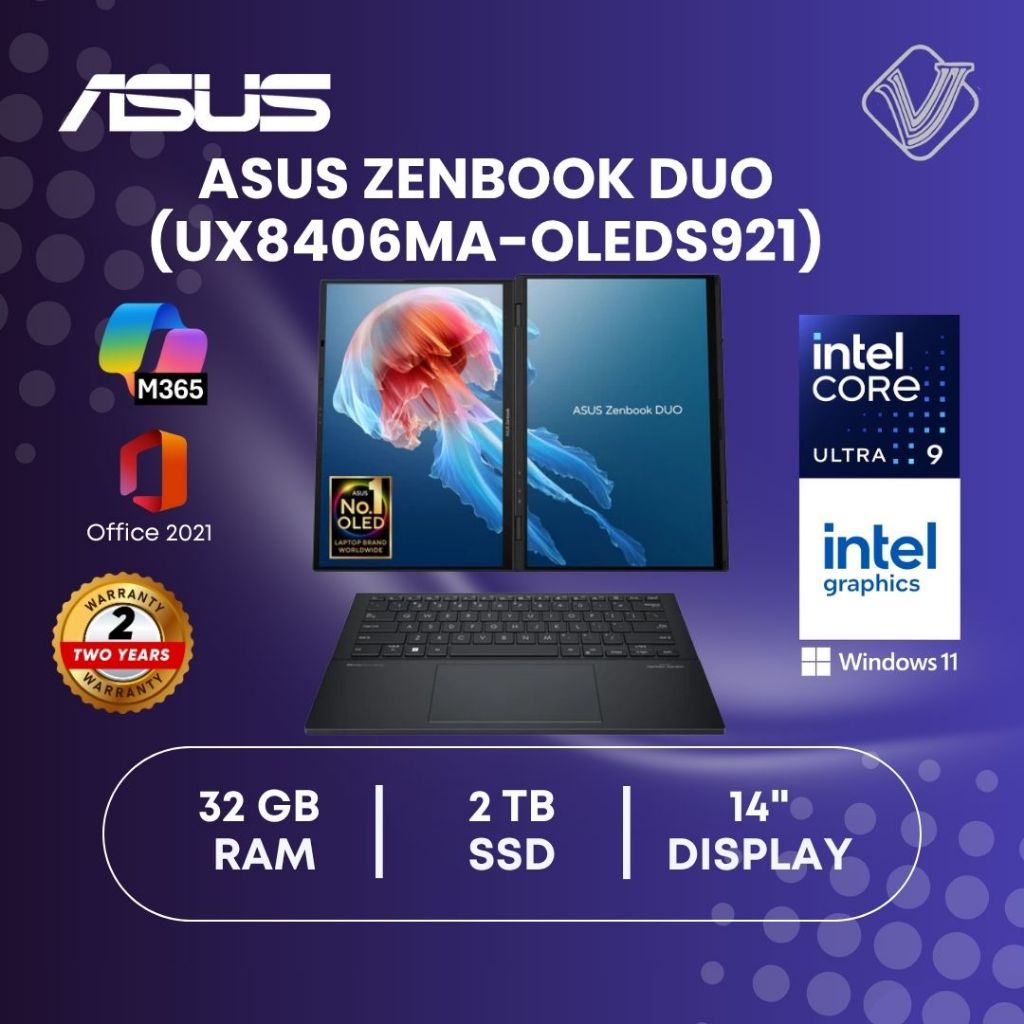 ASUS ZENBOOK DUO (UX8406MA-OLEDS921)