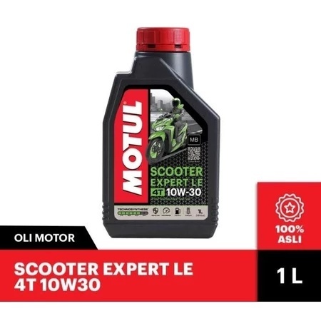 OLI MOTUL ORIGINAL SCOOTER EXPERT LE 10W40 1LITER NMAX PCX AEROX VARIO 125 150 DLL SUPER MATIC 10W 4