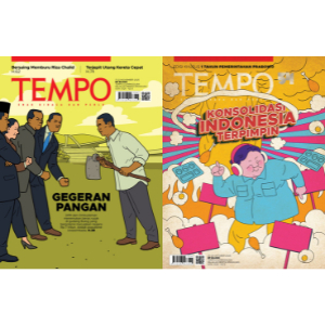 Paket Bundel Majalah Tempo Gegeran Pangan dan Konsolidasi Indonesia Terpimpin