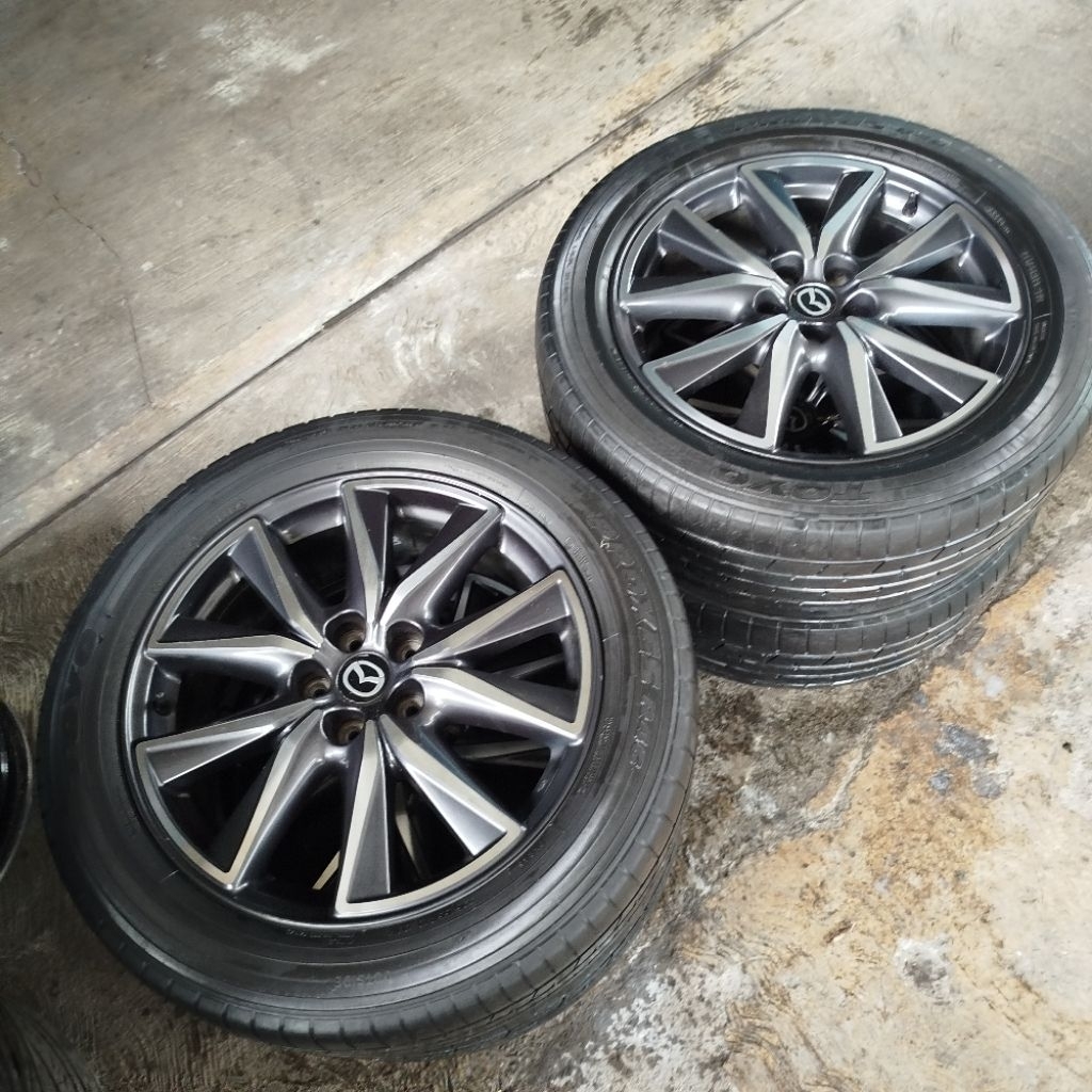 pelek mazda cx5 pcd 5x114 R19 original + ban. satuan
