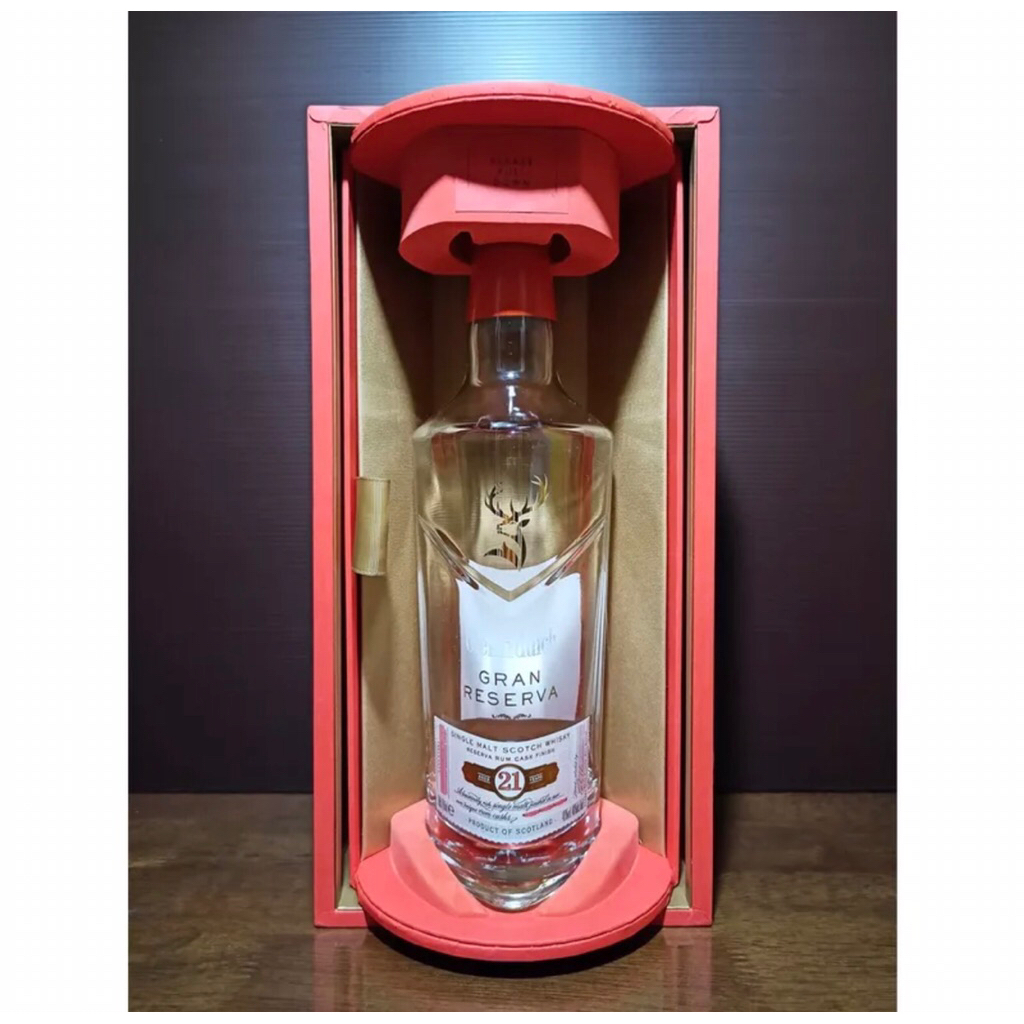 botol bekas miras glenfidich 21/ botol pajangan / botol koleksi