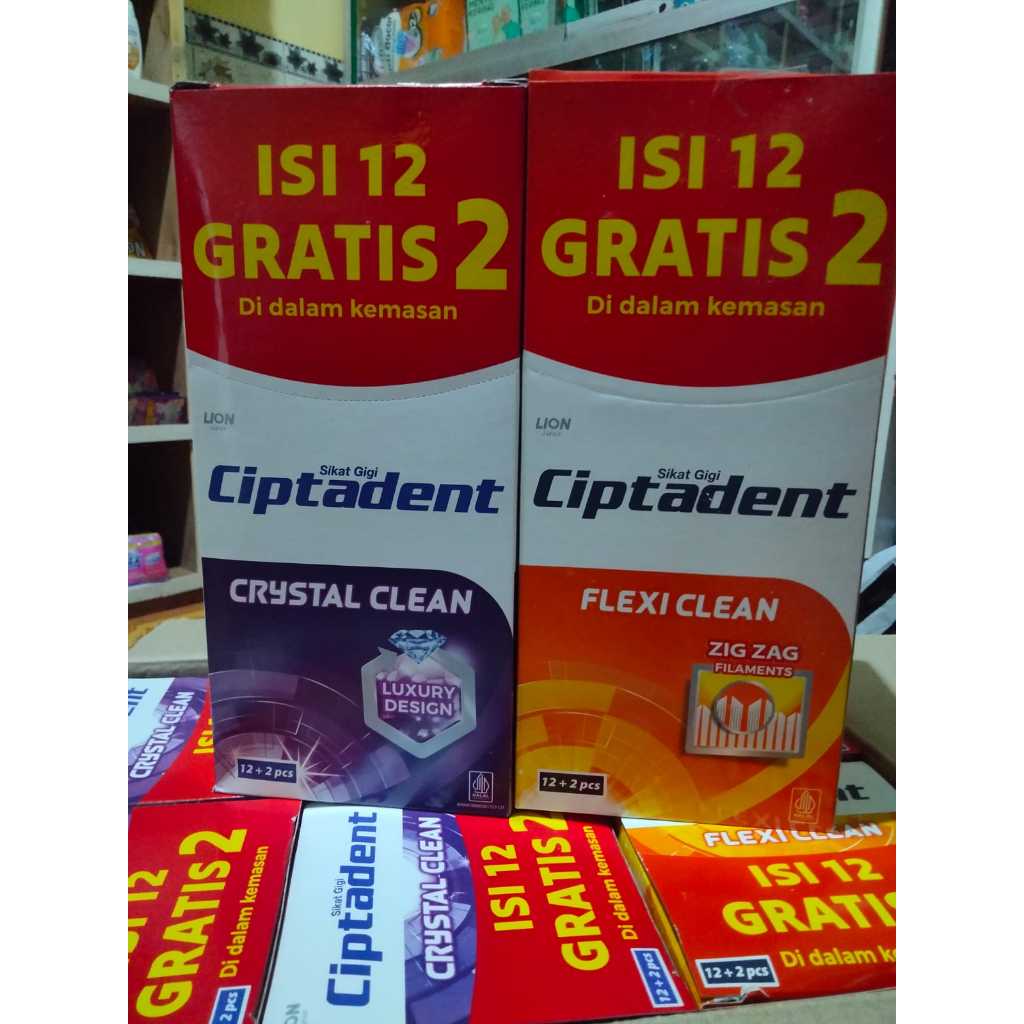 Ciptadent Soft/Medium Toothbrush Nyaman Gusi |Dus-dusan isi 84pcs