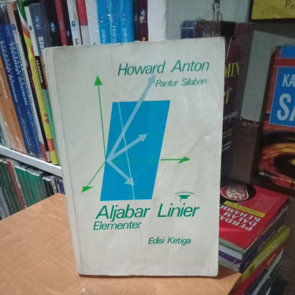 Buku bekas - aljabar linear elementer - Howard Anton pantur Silaban
