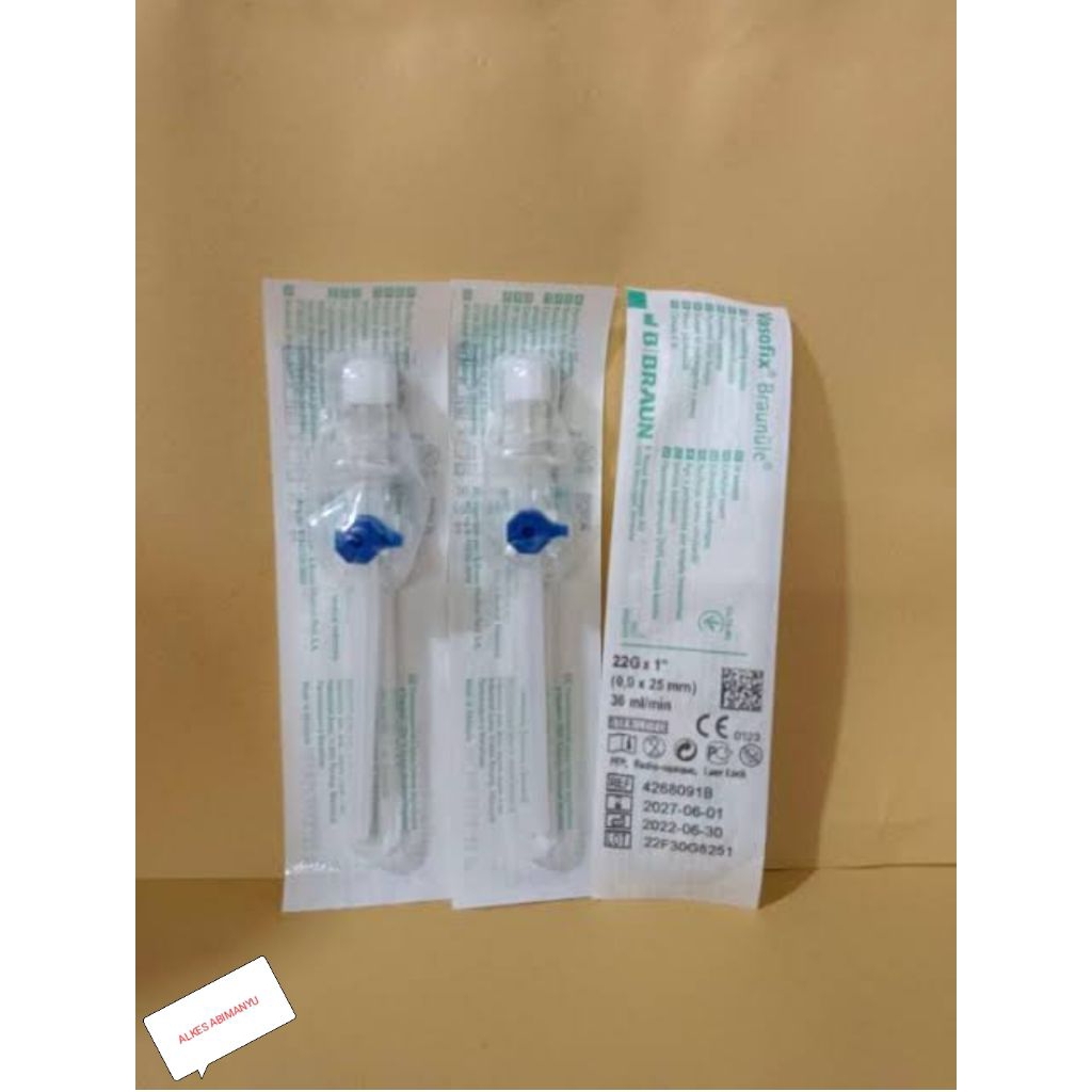 VASOFIX BRAUN NO 22 _ IV CHATETER BRAUN NO 22