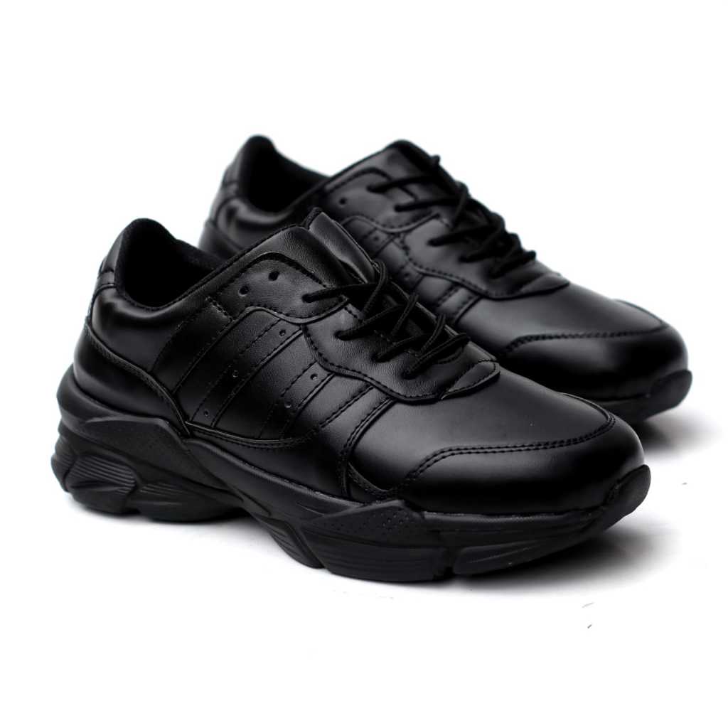 Sepatu Pria Sneakers Sole Phylon Hitam Chunky