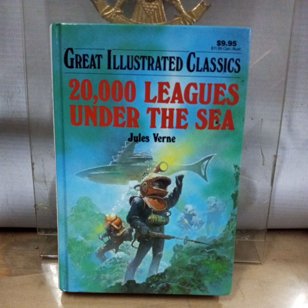 novel import , 20.000 leagues under the sea by jules verne
