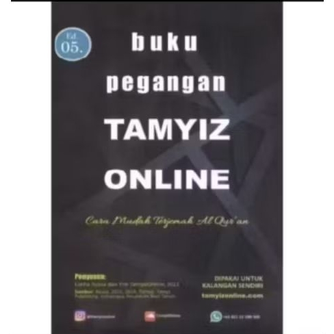 buku pegangan tamyiz