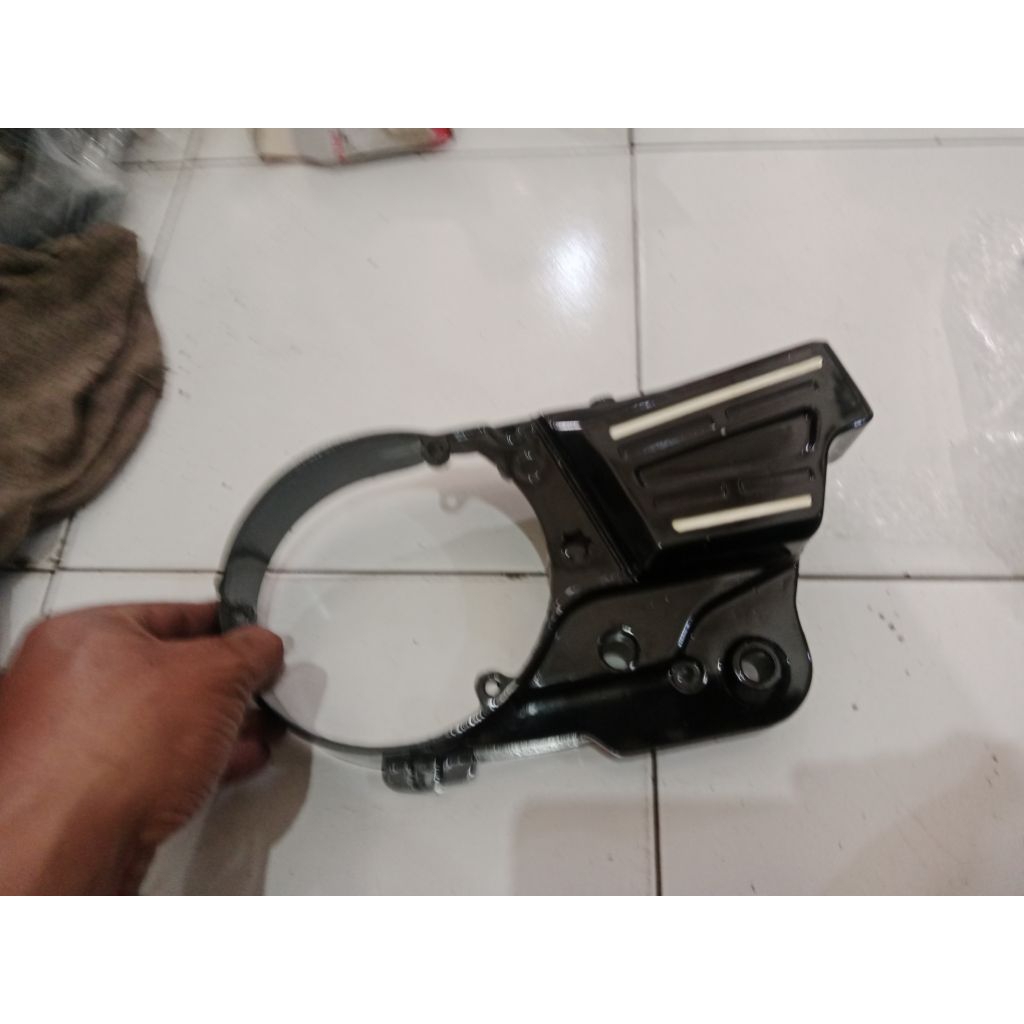 COVER CRANKCASE BAK MAGNET RX-KING HITAM BAK MAGNET RX KING