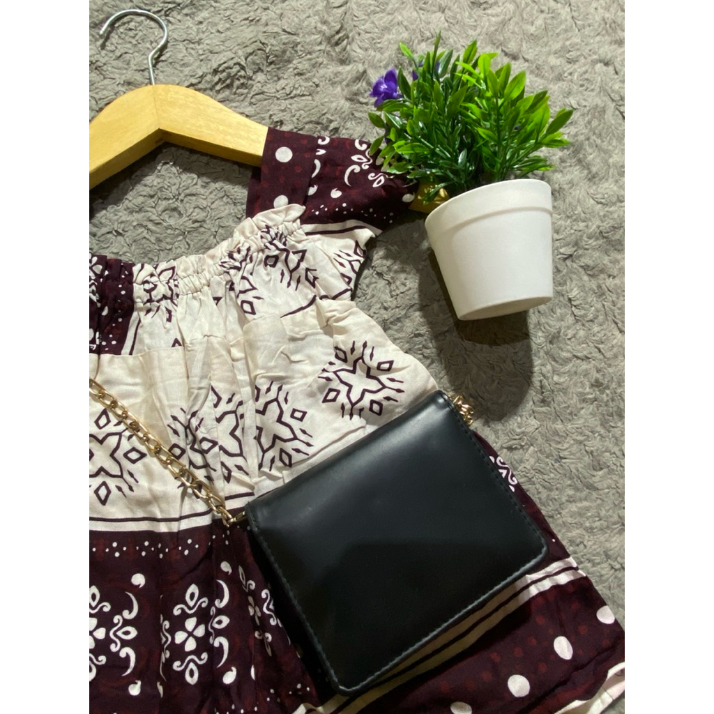 Dapat 3pcs Daster Sambung Kerut Fuji Rayon AnakUsia 0-2 tahun |Murah|PilihMotif|Kekinian