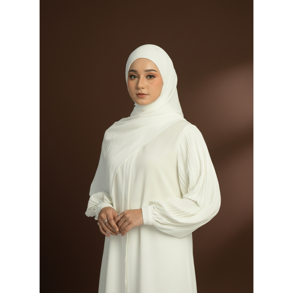 Zoya Pashmina CANTIQA - Hijab Pashmina Instan Polos Bahan Ceruty
