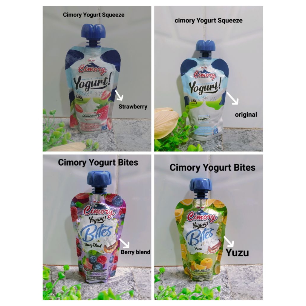 Cimory Yogurt Squeeze dan Bites banyak varian rasa