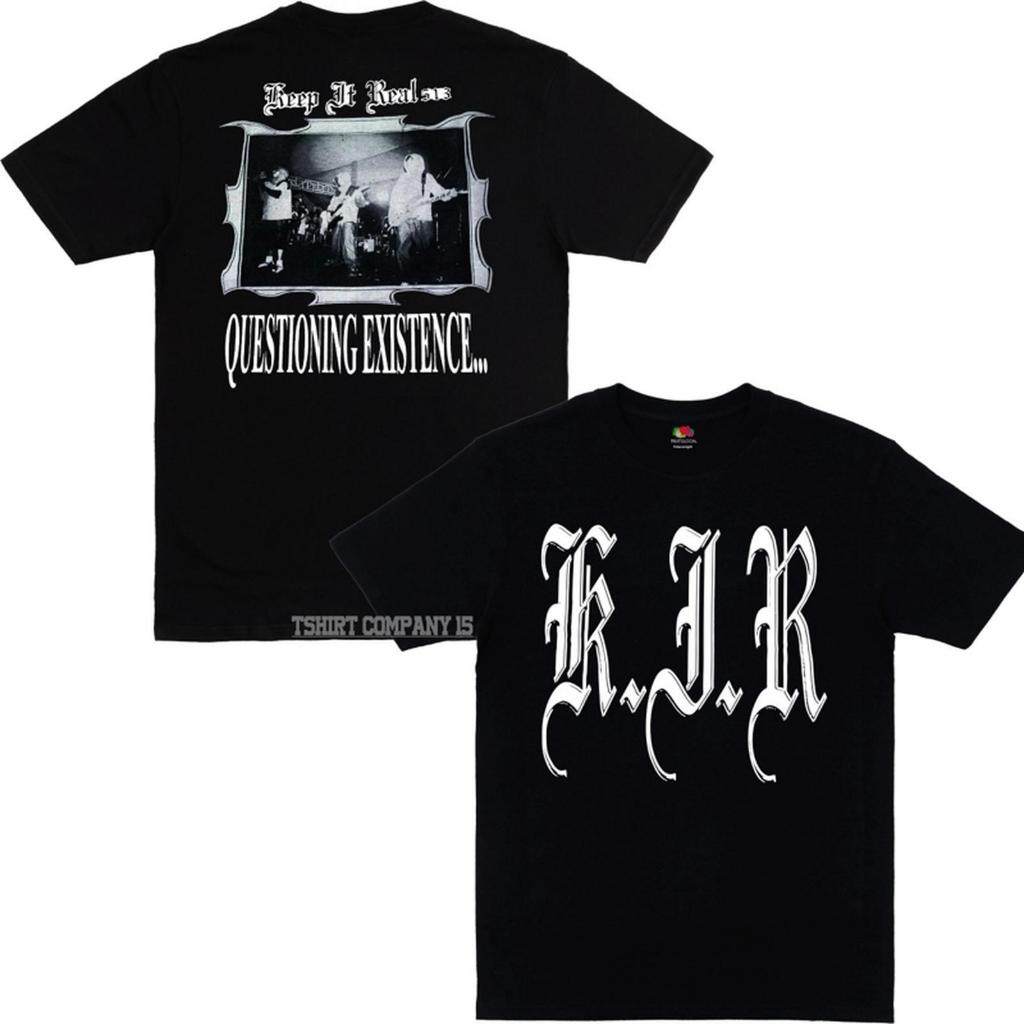 Kaos Band Hardcore - Keep It Real 513 - Questioning Existence - Tshirt black - Free Stiker - KAOS BA