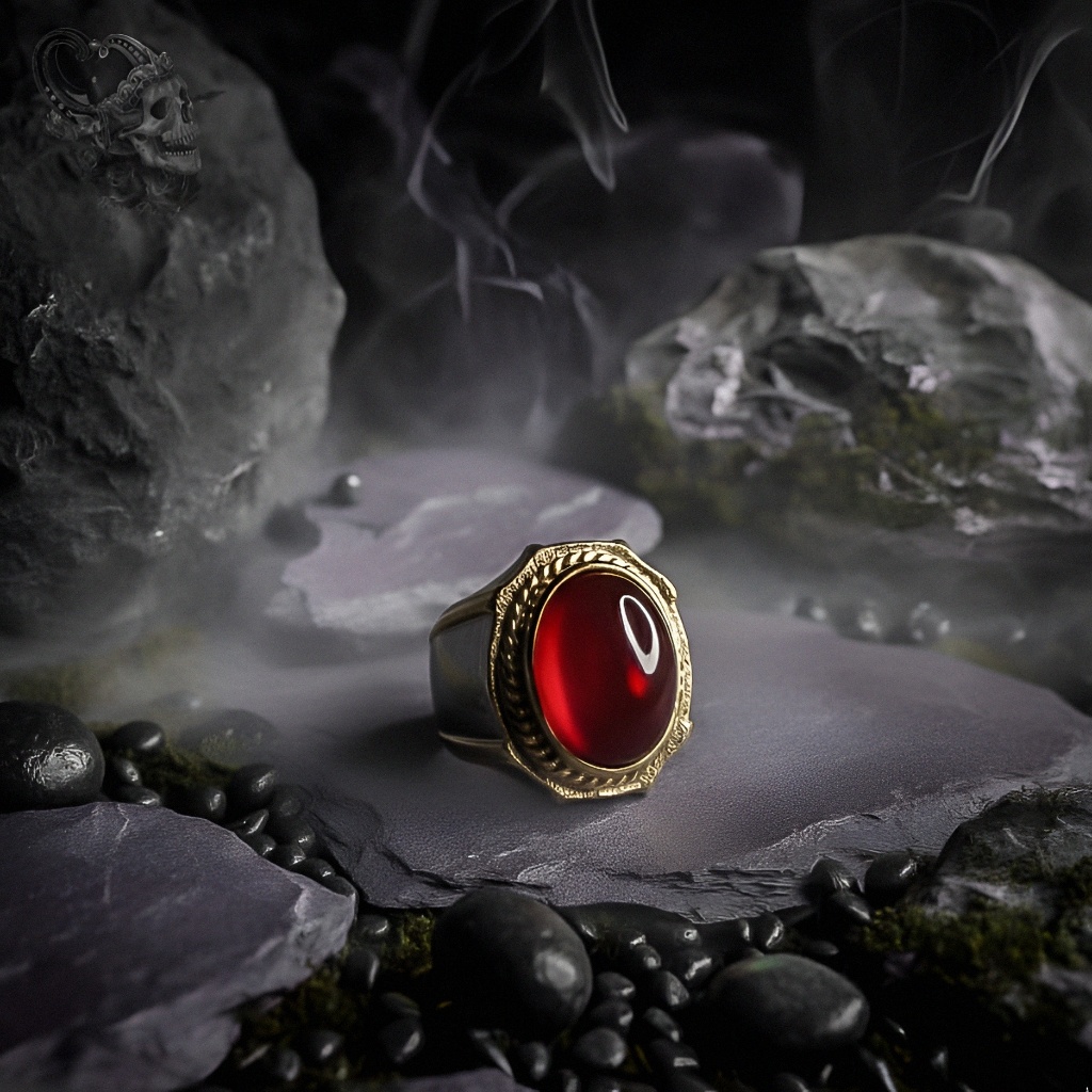 Cincin Titanium Merah Banaspati