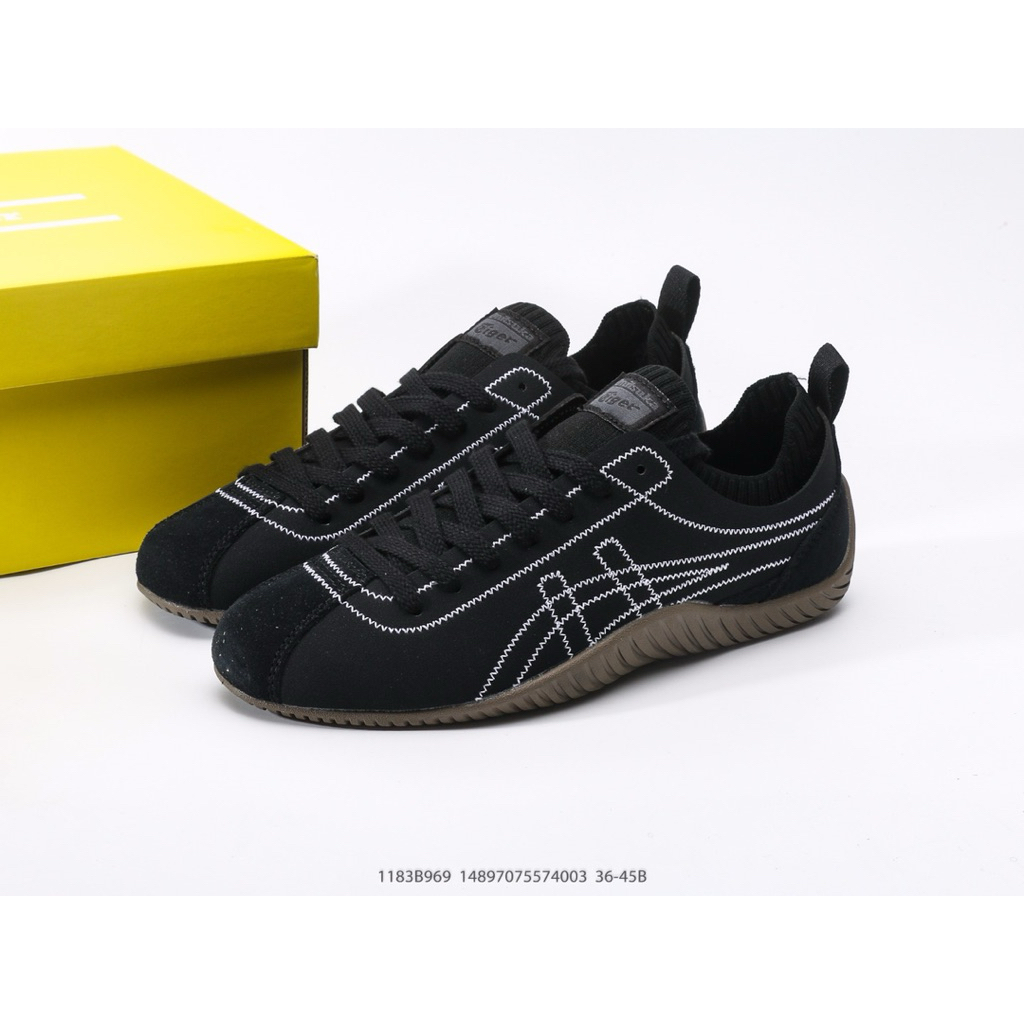 Sepatu Onitsuka Tiger Sclaw Black White Gum