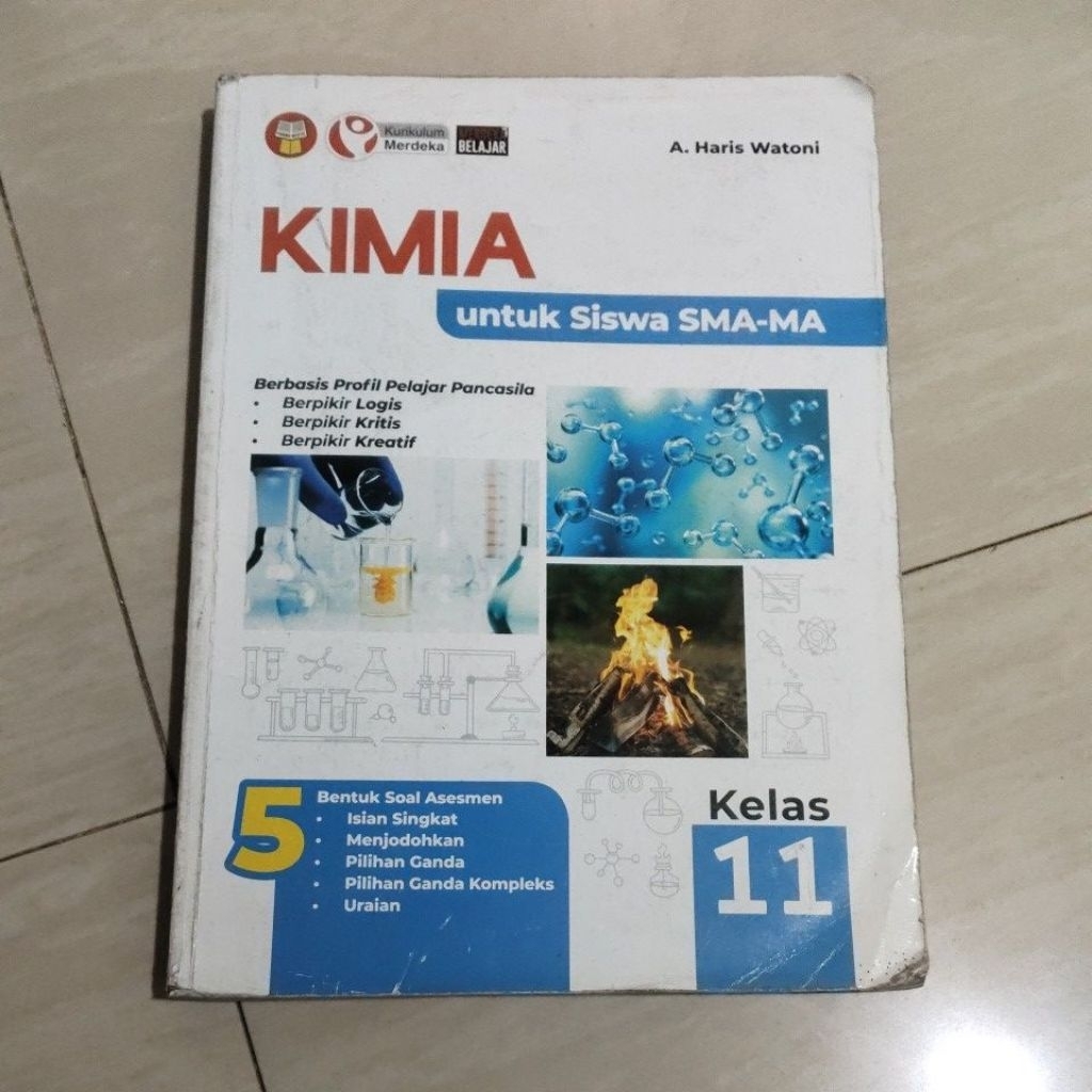 BUKU ORI BUKU KIMIA SMA KELAS XI/2/11 PENERBIT YRAMA WIDYA KURIKULUM MERDEKA